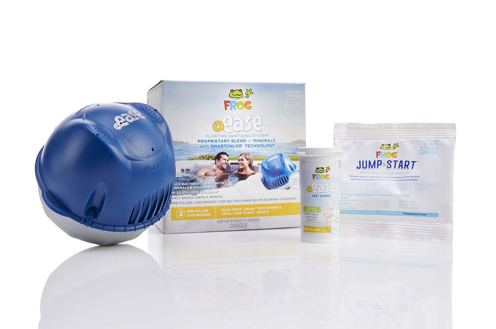 FROG @ease Floating Hot Tub Chlorine Sanitizing Start-Up Kit – LeisureQuip